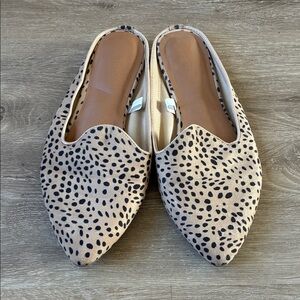 Leopard Print Women's Mules